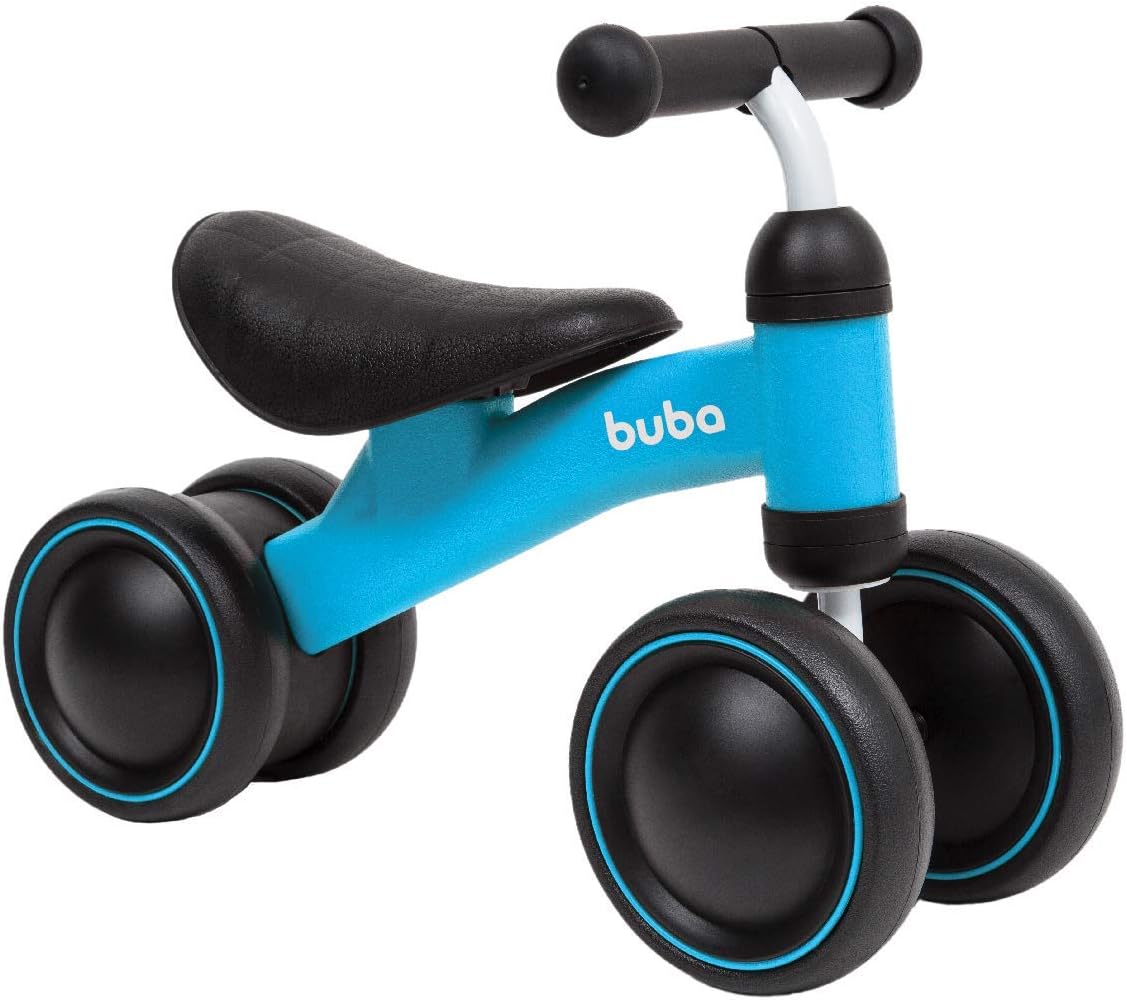 BICICLETA DE EQUILIBRIO 4 RODAS AZUL BUBA