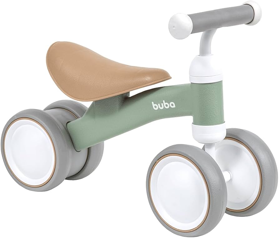 BICICLETA DE EQUILIBRIO 4 RODAS VERDE