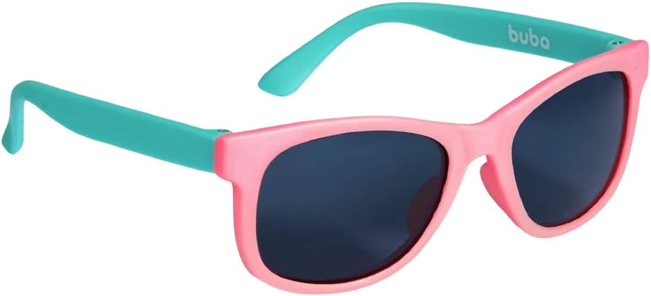 OCULOS DE SOL BUBA BABY FLEXÍVEL ROSA E VERDE