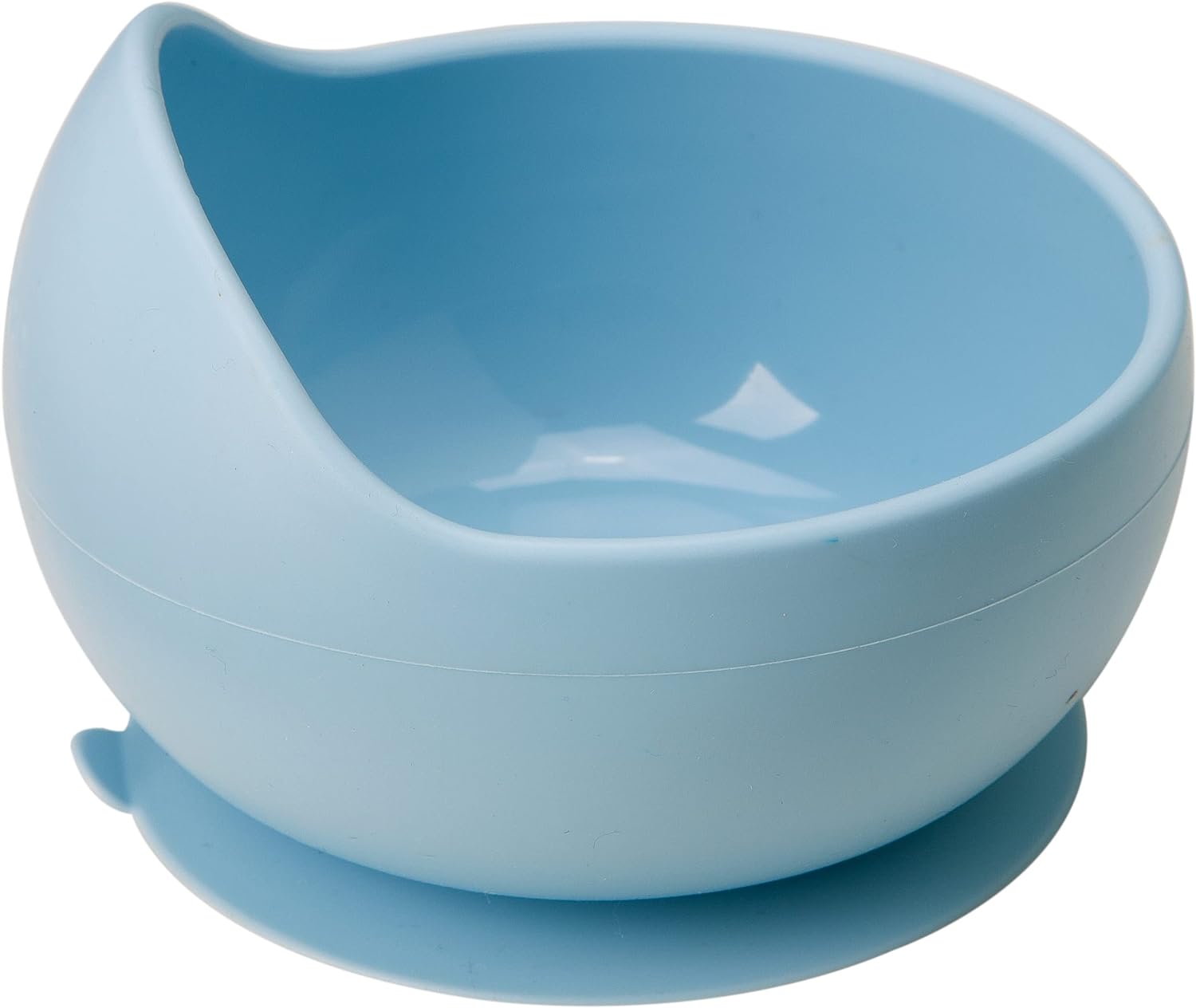 BOWL EM SILICONE COM VENTOSA AZUL BUBA