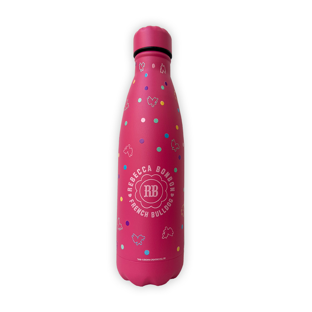 GARRAFA TERMICA SQUEEZE SEM CANUDO 500 ML REBECCA BONBON PINK