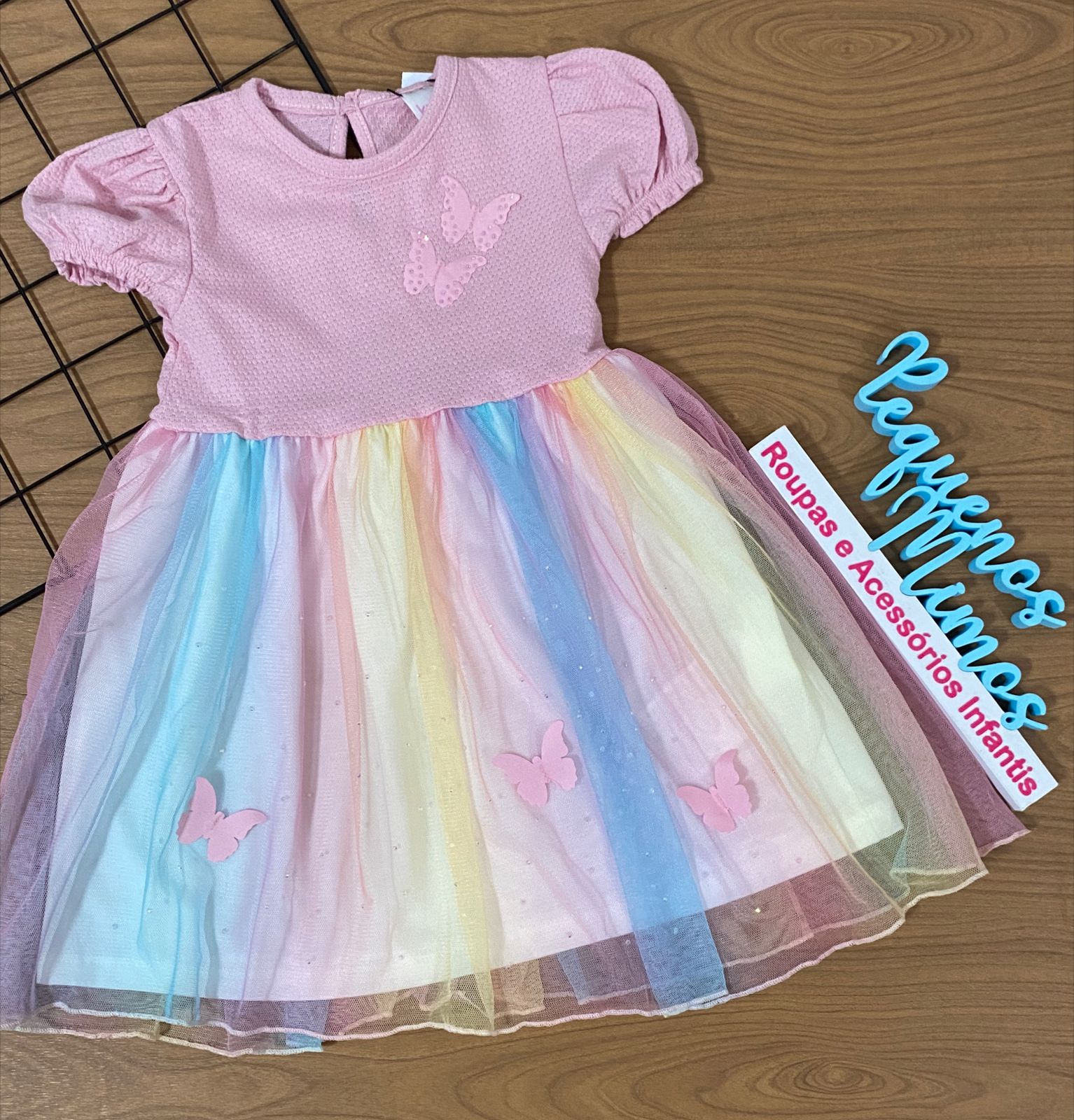 VESTIDO INFANTIL KUKIE BABY BORBOLETAS