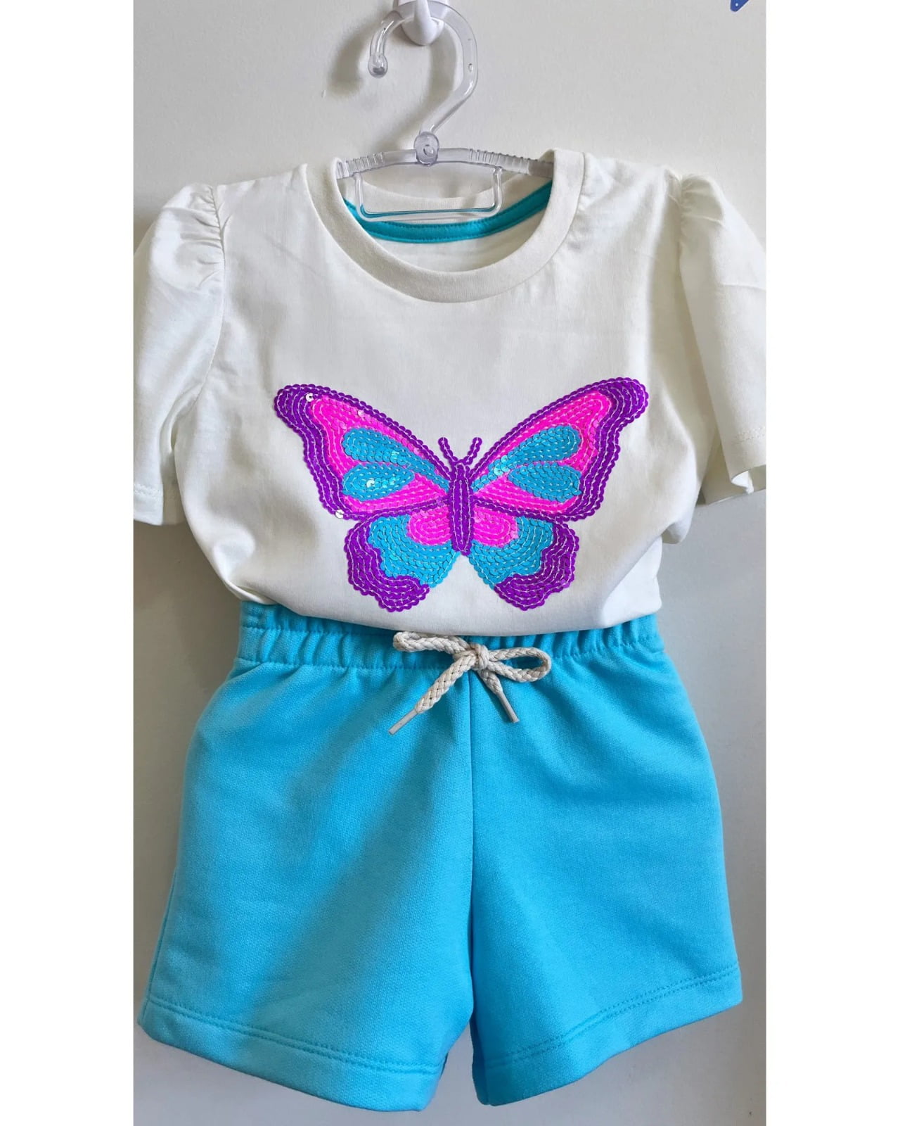 CONJUNTO BORBOLETA COLORS AZUL