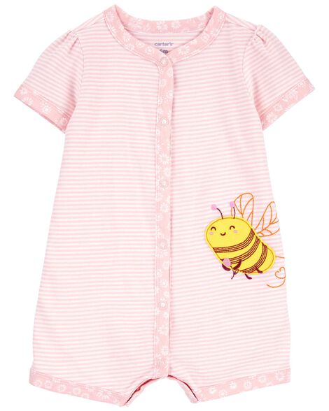 ROMPER CARTERS MENINA ABELHINHA ROSA