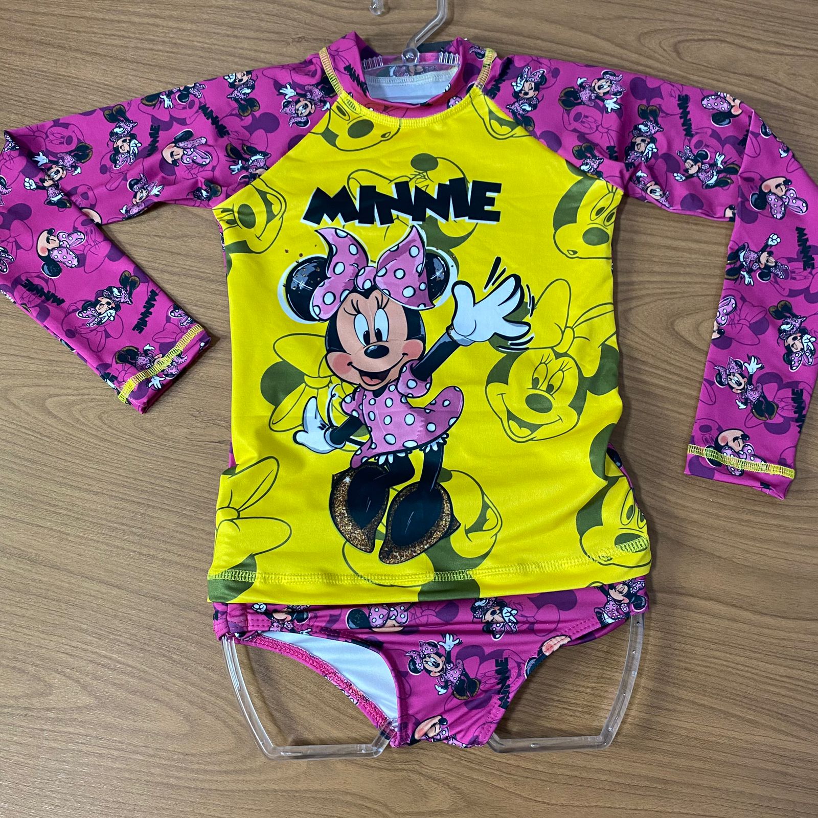 ROUPA DE BANHO MENINA MINNIE UV 50+