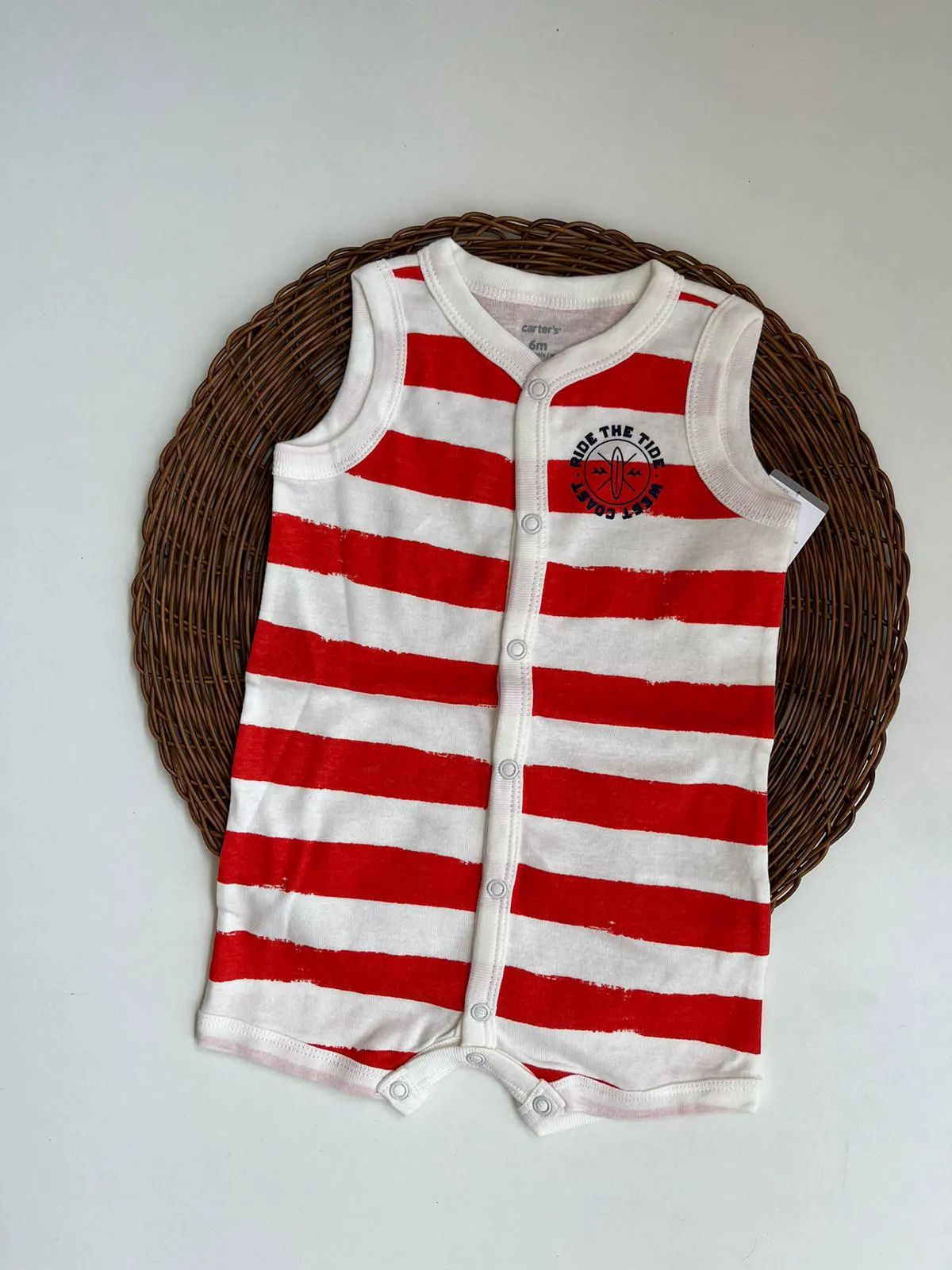 ROMPER CARTERS MENINO REGATA LISTRADO