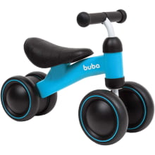 BICICLETA DE EQUILIBRIO 4 RODAS AZUL BUBA