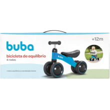 BICICLETA DE EQUILIBRIO 4 RODAS AZUL BUBA