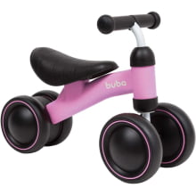 BICICLETA DE EQUILIBRIO 4 RODAS ROSA BUBA