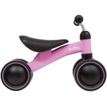 BICICLETA DE EQUILIBRIO 4 RODAS ROSA BUBA