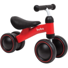 BICICLETA DE EQUILIBRIO 4 RODAS VERMELHA BUBA