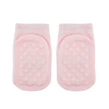 MEIA ANTIDERRAPANTE COM APLIQUE URSO ROSA - PP (0 A 6 MESES) BUBA