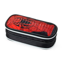 KIT MOCHILA COM LANCHEIRA E ESTOJO SPIDER DARK ARANHA SPIDER DENLEX