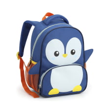 KIT MOCHILA COSTAS COM LANCHEIRA PINGUIM AZUL SEANITE