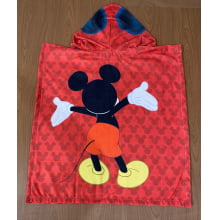 TOALHA PONCHO INFANTIL MICKEY