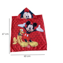 TOALHA PONCHO INFANTIL MICKEY