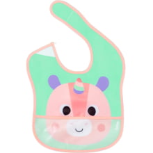 BABADOR COM BOLSO BUBA ZOO UNICORNIO