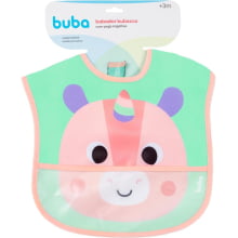 BABADOR COM BOLSO BUBA ZOO UNICORNIO