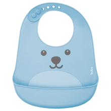 BABADOR DE SILICONE GUMY AZUL BUBA