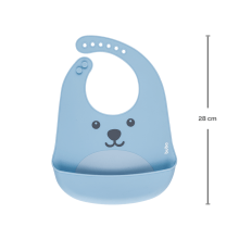 BABADOR DE SILICONE GUMY AZUL BUBA