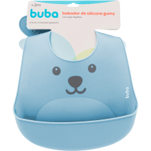 BABADOR DE SILICONE GUMY AZUL BUBA