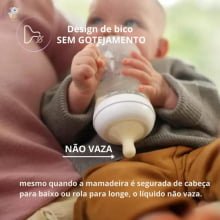 BICO PARA MAMADEIRA AVENT PÉTALA 3M+ 2 UNIDADES