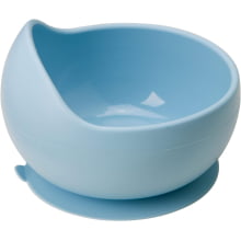 BOWL EM SILICONE COM VENTOSA AZUL BUBA