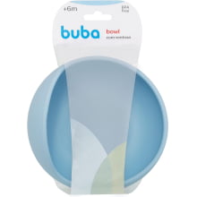 BOWL EM SILICONE COM VENTOSA AZUL BUBA