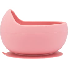 BOWL EM SILICONE COM VENTOSA ROSA BUBA