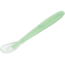 KIT COLHER SILICONE BABY - 2 PECAS - AZUL/VERDE