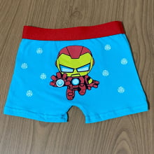 CUECA BOX INFANTIL ESTAMPAS VARIADAS TAMANHO P (2/4 ANOS )