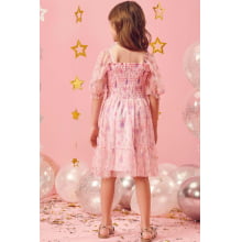 VESTIDO KUKIE KIDS TULE FLORAL