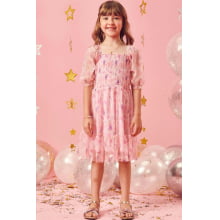 VESTIDO KUKIE KIDS TULE FLORAL