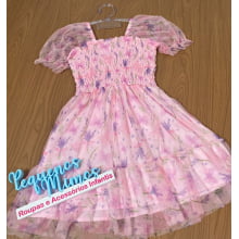 VESTIDO KUKIE KIDS TULE FLORAL