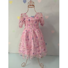 VESTIDO KUKIE KIDS TULE FLORAL