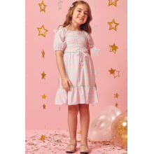 VESTIDO KUKIE KIDS XADREZ CANDY COLORS