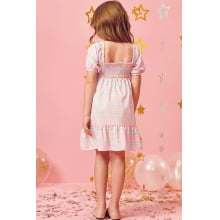 VESTIDO KUKIE KIDS XADREZ CANDY COLORS