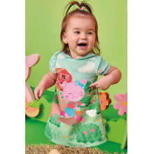 VESTIDO INFANTIL KUKIE BABY FAZENDINHA VERDE