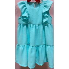 VESTIDO INFANTIL KUKIE BABY SUMMER DOTS AZUL