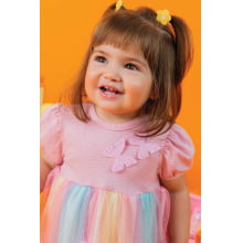 VESTIDO INFANTIL KUKIE BABY BORBOLETAS