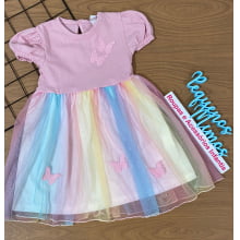 VESTIDO INFANTIL KUKIE BABY BORBOLETAS