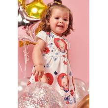 VESTIDO KUKIE BABY URSINHA VERMELHO