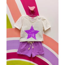 CONJUNTO PAETES ESTRELA LILÁS