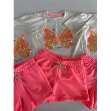 CONJUNTO BORBOLETA FURTACOR ROSA