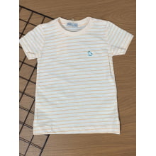 CAMISETA INFANTIL MANGA CURTA LISTRADA