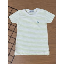 CAMISETA INFANTIL MANGA CURTA LISTRADA