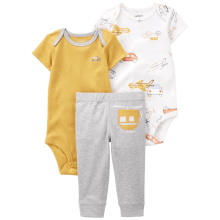 CONJUNTO 3 PEÇAS CARTERS MENINO CARROS