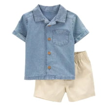 CONJUNTO 3 PEÇAS CARTERS MENINO JEANS