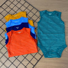 KIT BODY CARTERS MENINO REGATA LISTRAS